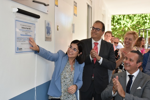 La ministra de Sanidad y el alcalde de Leganés inauguran la primera residencia de España especializada exclusivamente en una enfermedad rara