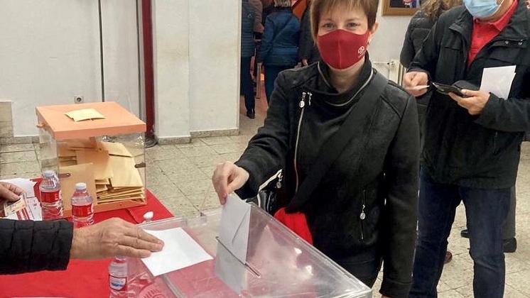 Los militantes de Leganés eligen a Laura Oliva nueva secretaria general de Psoe de Leganés 