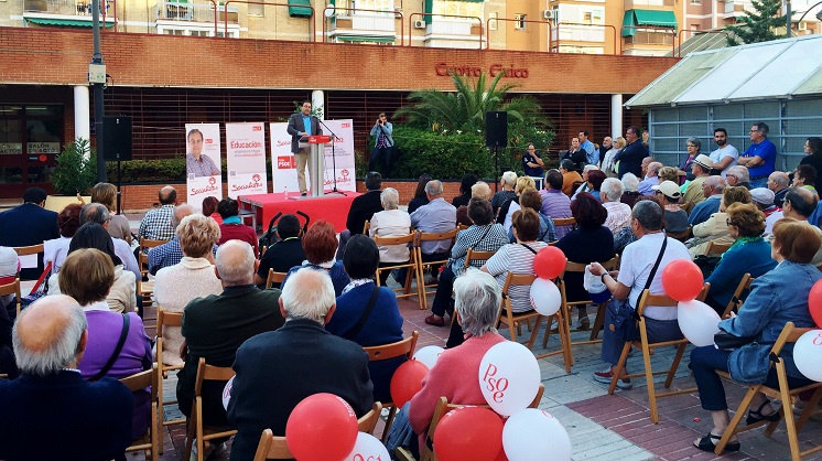 Santiago Llorente pide el voto al PSOE para recuperar los derechos de los vecinos de Leganés 
