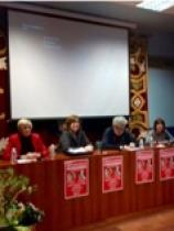 Acto en Leganés. Soluciones para las Pensiones con Maru Menéndez y Eduardo Díaz Romón